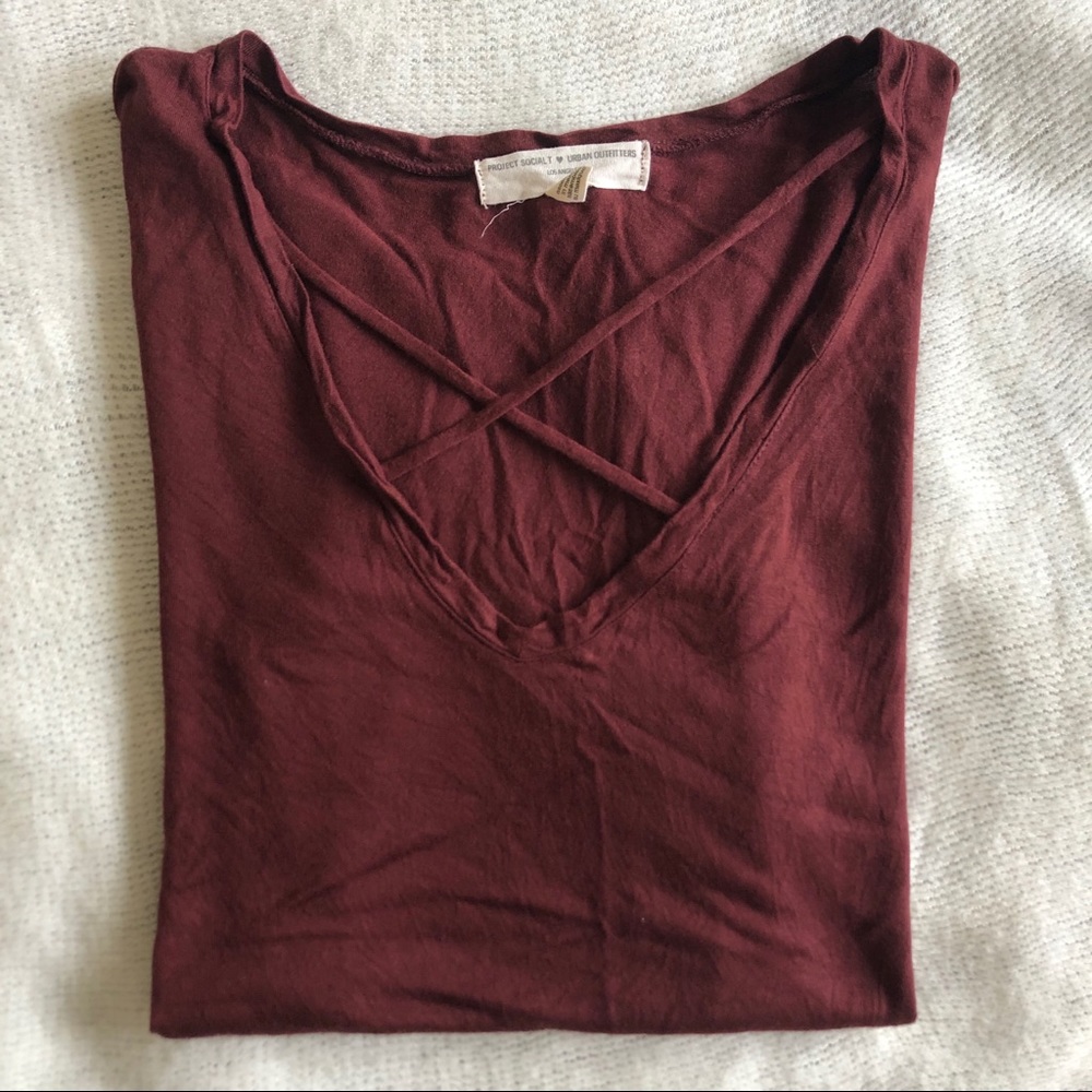 Urban Outfitters Criss-Cross T-shirt